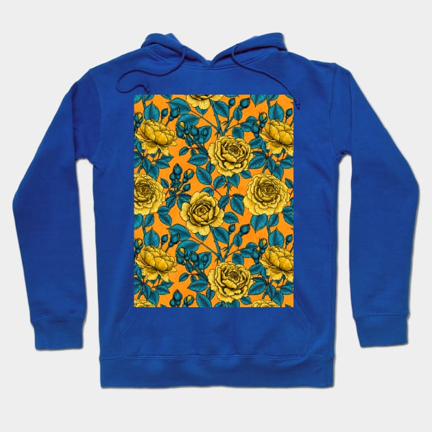 Yellow roses Hoodie by katerinamk